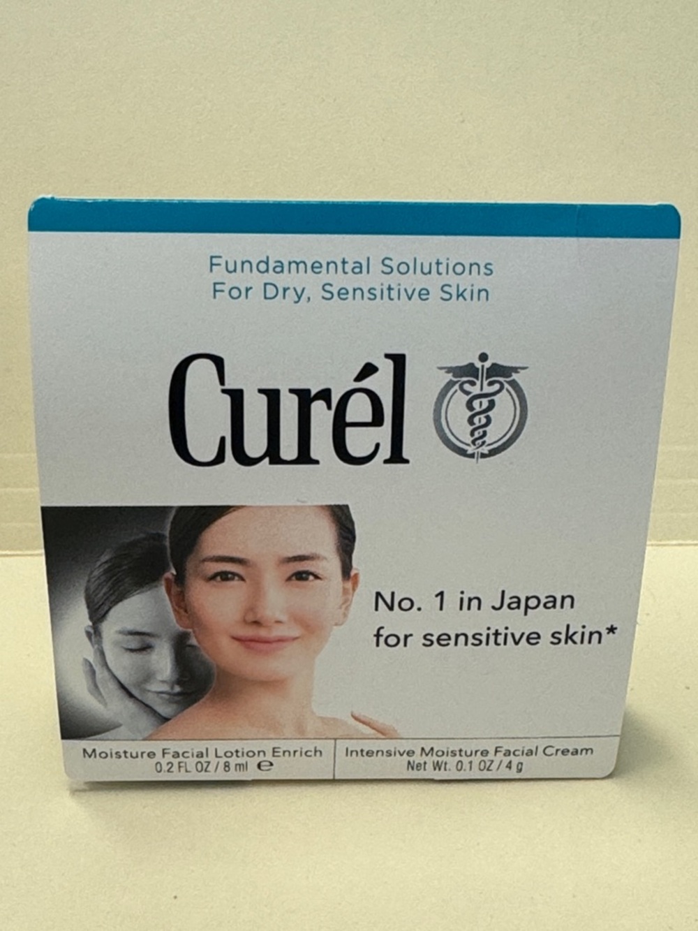 CUREL 2p Travel Sample Set Facial Lotion & Intensive Cream NIP